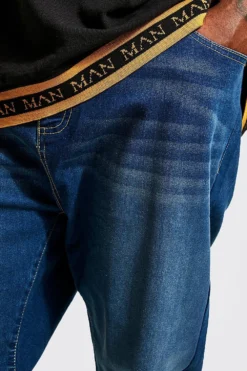 Grande Taille - Jean Super Skinny En Polyester Recyclé -Promos Coutuvelle Magasin amm05218 mid20blue xl 3