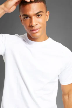 T-shirt Fendu Sur Le Côté à Manches Raglan -Promos Coutuvelle Magasin amm07120 white xl 3 scaled