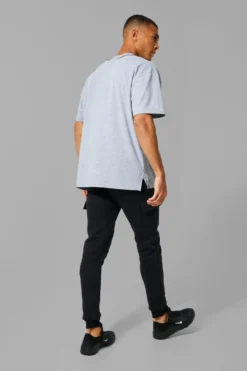 Jogging De Sport Style Cargo - MAN Active -Promos Coutuvelle Magasin amm07135 black xl 1 scaled