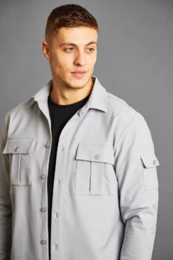 Surchemise Stretch En Tissu Technique 7 Surchemise Stretch En Tissu Technique -Promos Coutuvelle Magasin amm13910 grey xl 3