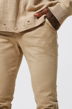 Pantalon Chino Skinny -Promos Coutuvelle Magasin amm14302 stone xl 3