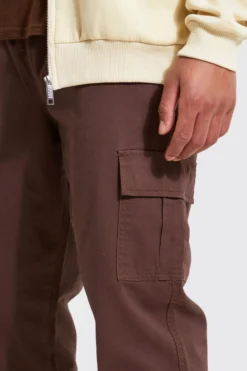 Tall - Pantalon Cargo Coupe Slim -Promos Coutuvelle Magasin bmm04218 chocolate xl 3 scaled