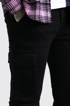 Jean Cargo Skinny -Promos Coutuvelle Magasin bmm10693 true20black xl 3