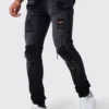 Jean Skinny Déchiré Et Réparé
