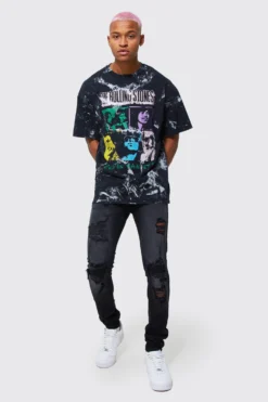 Jean Skinny Déchiré Et Réparé -Promos Coutuvelle Magasin bmm11339 washed20black xl 3 scaled