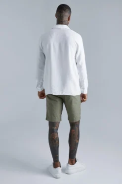 Chemise Texturée à Manches Longues -Promos Coutuvelle Magasin bmm17355 white xl 1 scaled