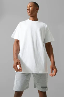Tall - T-shirt De Sport Oversize - MAN Active -Promos Coutuvelle Magasin bmm18987 white xl 3 scaled