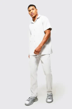 Pantalon Slim Plissé -Promos Coutuvelle Magasin bmm19065 light20grey xl 3 scaled