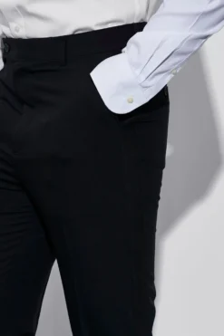 Pantalon Droit à Bandes Contrastantes -Promos Coutuvelle Magasin bmm20865 black xl 3