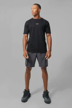 T-shirt De Sport Basique - MAN Active -Promos Coutuvelle Magasin bmm20891 black xl 3 scaled