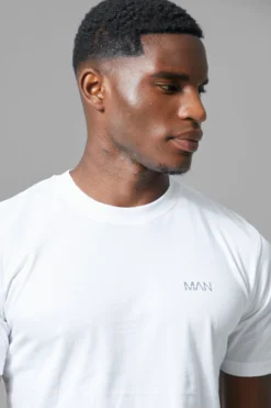 T-shirt De Sport Basique - MAN Active -Promos Coutuvelle Magasin bmm20892 white xl 3 scaled