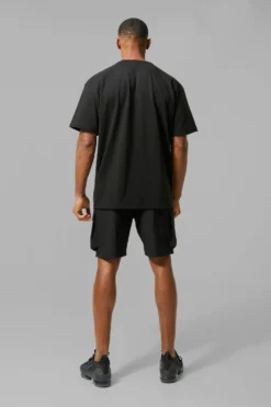 T-shirt De Sport Oversize Basique - MAN Active -Promos Coutuvelle Magasin bmm20900 black xl 1 scaled
