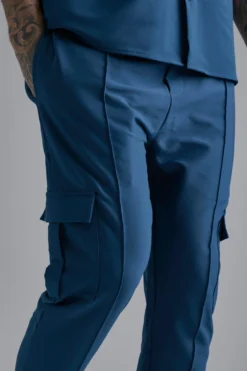 Pantalon Cargo Slim -Promos Coutuvelle Magasin bmm23064 navy xl 3 scaled