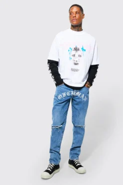 Jean Droit Imprimé - Ofcl -Promos Coutuvelle Magasin bmm23583 light20blue xl 3 scaled