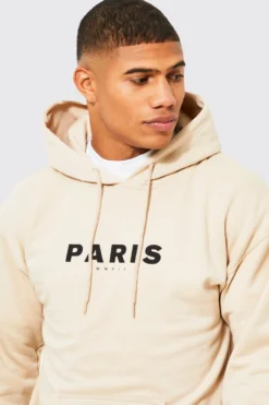 Sweat à Capuche à Imprimé Paris -Promos Coutuvelle Magasin bmm28548 sand xl 3 scaled