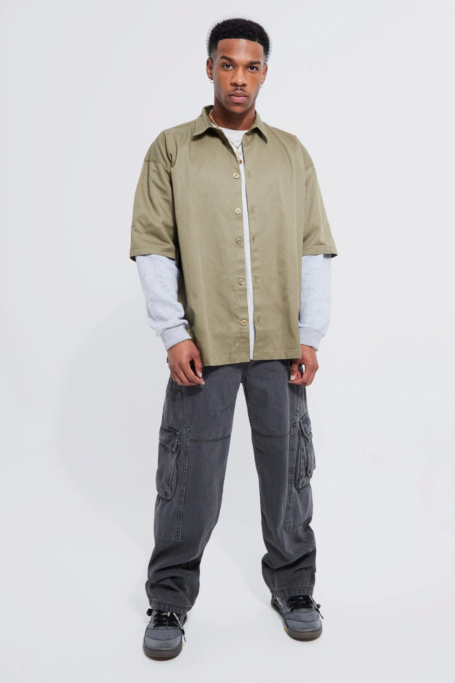 Surchemise En Jersey à Manches Longues 4 Surchemise En Jersey à Manches Longues – Image 4