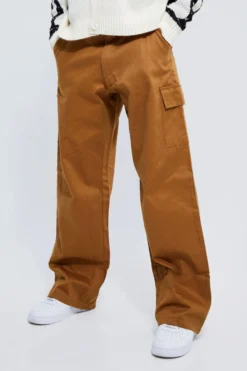 Pantalon Cargo Large à Ceinture