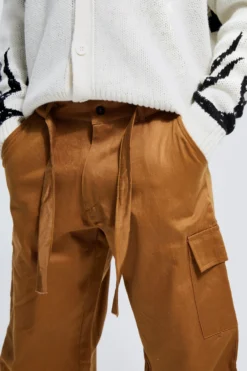 Pantalon Cargo Large à Ceinture -Promos Coutuvelle Magasin bmm29346 tan xl 3 scaled