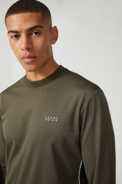 Sweat De Sport - MAN Active -Promos Coutuvelle Magasin bmm31489 khaki xl 3 scaled