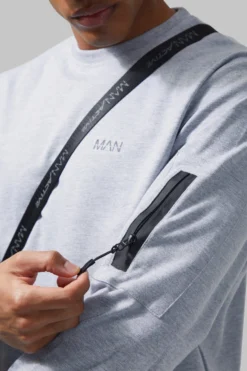 Sweat De Sport à Poche - MAN Active -Promos Coutuvelle Magasin bmm32554 grey20marl xl 3 scaled