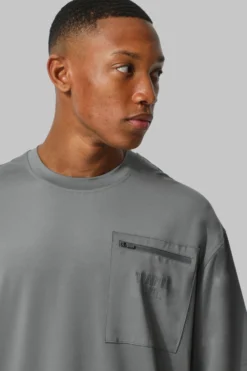 T-shirt De Sport Oversize Performance - MAN Active -Promos Coutuvelle Magasin bmm32978 charcoal xl 3 scaled