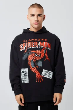 Sweat à Capuche Oversize Spiderman