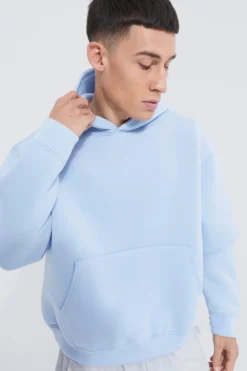 Sweat à Capuche Oversize En Néoprène -Promos Coutuvelle Magasin bmm34063 light20blue xl 3 scaled