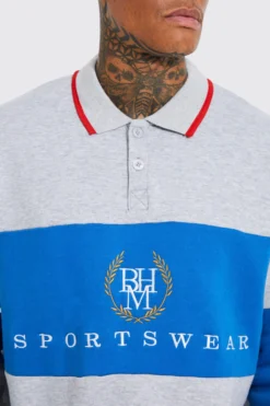 Sweat Oversize à Empiècement Contrastant -Promos Coutuvelle Magasin bmm34694 grey20marl xl 3 scaled