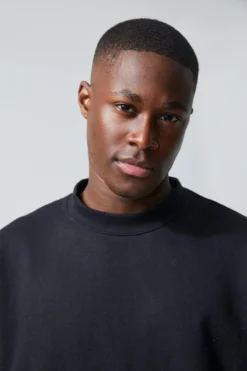 Sweat Oversize De Sport à Slogan Barbell Club - MAN Active -Promos Coutuvelle Magasin bmm35239 black xl 3 scaled