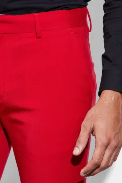 Pantalon De Costume Skinny -Promos Coutuvelle Magasin bmm35542 red xl 3 scaled
