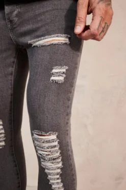 Jean Super Skinny Déchiré -Promos Coutuvelle Magasin bmm36102 mid20grey xl 3 scaled