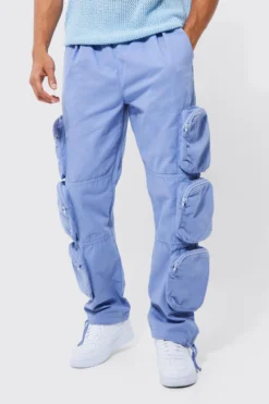 Pantalon Cargo Ample à Taille élastique
