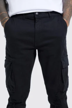 Pantalon Cargo Brodé -Promos Coutuvelle Magasin bmm36608 black xl 3 scaled