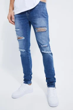Tall - Jean Skinny Déchiré Zippé