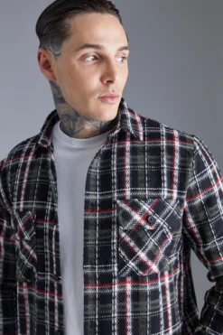 Surchemise Longue à Carreaux -Promos Coutuvelle Magasin bmm36913 black xl 3 scaled