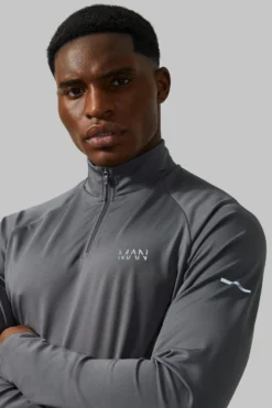 Top De Sport Performance à Col Zippé - MAN Active -Promos Coutuvelle Magasin bmm37956 charcoal xl 3 scaled