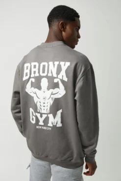 Sweat Oversize De Sport à Slogan Bronx - MAN Active