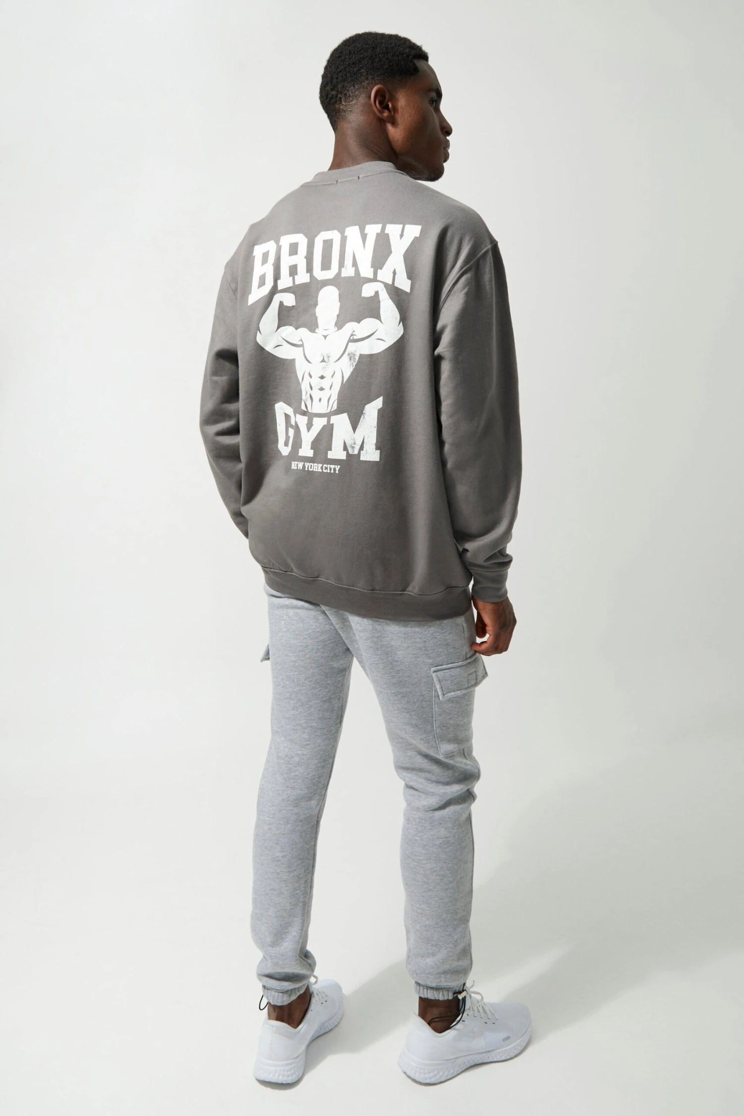 Sweat Oversize De Sport à Slogan Bronx - MAN Active 2 Sweat Oversize De Sport à Slogan Bronx - MAN Active – Image 2