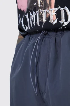 Pantalon Parachute Cargo à Taille élastiquée -Promos Coutuvelle Magasin bmm38033 grey xl 3 scaled