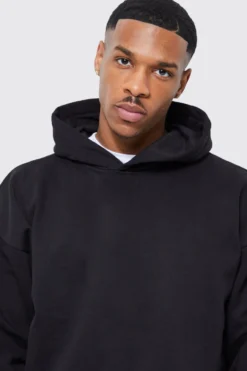 Sweat à Capuche Oversize épais -Promos Coutuvelle Magasin bmm40920 black xl 3 scaled