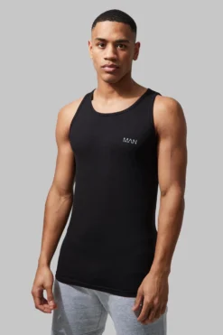 Lot De 2 Débardeurs De Sport Moulants - MAN Active -Promos Coutuvelle Magasin bmm41127 multi xl 3 scaled