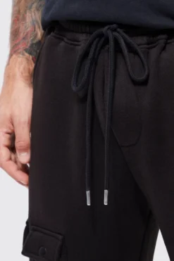 Jogging Cargo Ample Fendu -Promos Coutuvelle Magasin bmm41635 black xl 3 scaled