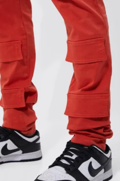 Pantalon Cargo Skinny -Promos Coutuvelle Magasin bmm41752 red xl 3 scaled