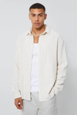 Chemise Oversize à Rayures