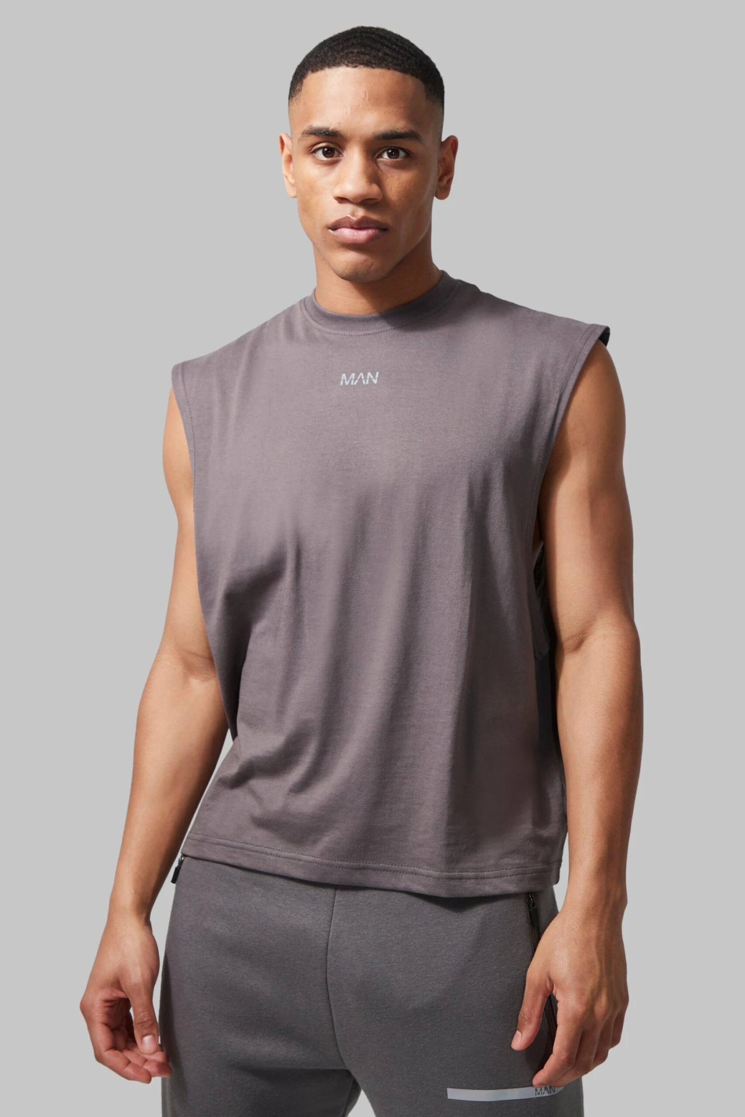 Débardeur à Emmanchures Larges - MAN Active 1 Débardeur à Emmanchures Larges - MAN Active