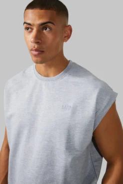 Sweat De Sport Oversize - MAN Active -Promos Coutuvelle Magasin bmm42115 grey20marl xl 3 scaled