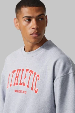 Sweat De Sport Oversize Surteint - MAN Active -Promos Coutuvelle Magasin bmm42427 grey20marl xl 3 scaled