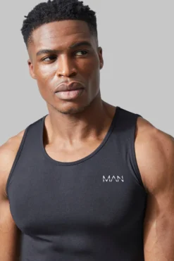 Débardeur Moulant Performance - MAN Active -Promos Coutuvelle Magasin bmm42439 black xl 3 scaled
