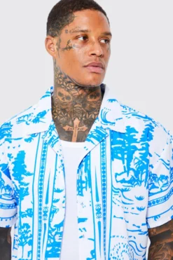 Chemise Ample Imprimée -Promos Coutuvelle Magasin bmm42518 white xl 3 scaled