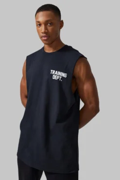 Débardeur De Sport à Slogan - MAN Active 7 Débardeur De Sport à Slogan - MAN Active -Promos Coutuvelle Magasin bmm42950 black xl 3 scaled